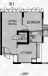 Blk 180D Rivervale Arc (Sengkang), HDB 2 Rooms #626055111